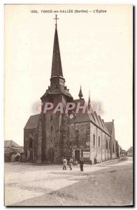 Old Postcard Torce en Vallee l & # 39eglise