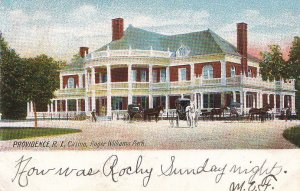 Postcard Providence Rhode Island RI Casino Roger Williams Park 1906