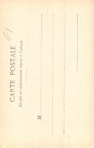 France Paris Le Louvre Pavillon Turgot vintage postcard