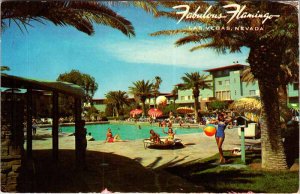 Postcard HOTEL SCENE Las Vegas Nevada NV AM9463