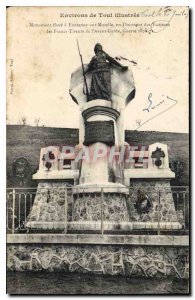 Postcard Old Surroundings of Toul Illustrious high Monument Fontenoy sur Moselle