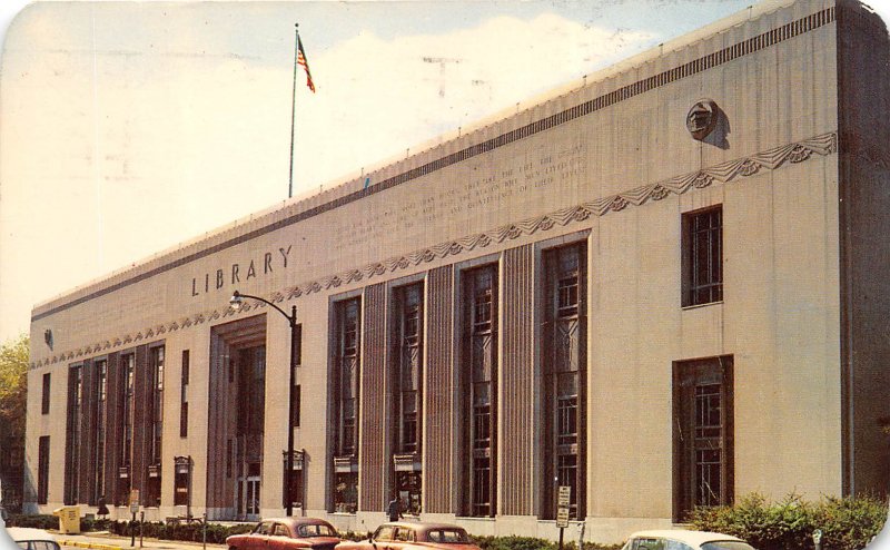 Toledo Ohio 1962 Postcard Toledo Public Library 