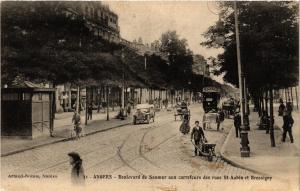 CPA ANGERS - Boulevard de SAUMUR aux carrefours des rues St-AUBIN (296759)