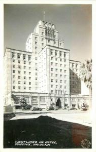 Autos  Frasher 1940s RPPC Photo Postcard Westward Ho Hotel Phoenix Arizona 5561