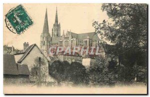 CARTE Postale Old Chartres The Cathedral