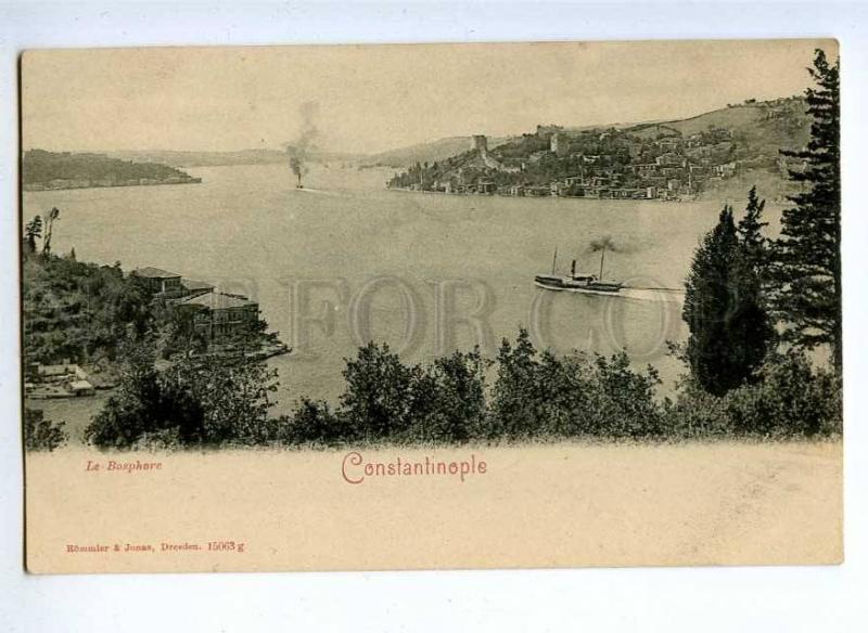 190684 TURKEY CONSTANTINOPLE Le Bosphore Vintage postcard