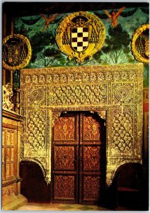 VINTAGE CONTINENTAL SIZED POSTCARD CHAPTER HALL AT TOLEDO SPAIN CATHEDRAL