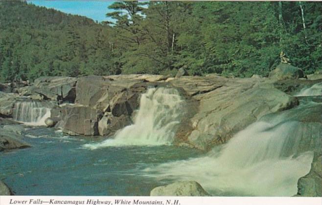 New Hampshire White Mountains Lower Falls Kancamagus Highway