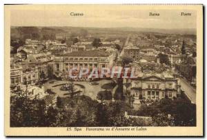 Old Postcard Panorama Spa saw D & # 39annette And Lubin