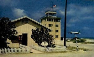 Post Office, Tower, & C-54 on Take off - Johnston Island, Hawaii HI