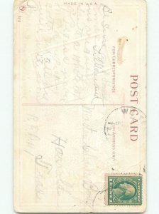 Divided-Back THANKSGIVING SCENE Great Postcard AA0711