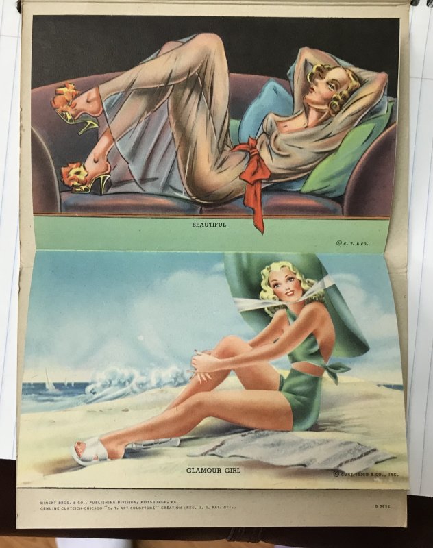 Minsky Bros.  Postcard Booklet “Pin Ups”