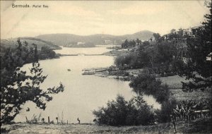 Mullet Bay Bermuda Bird's Eye View c1910 Vintage Postcard