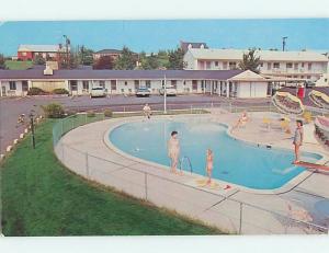 Pre-1980 BATHING BEAUTY AT JEFFERSON MOTEL Warrenton Virginia VA ho4653