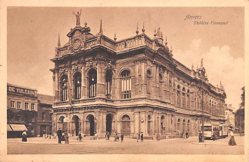 Theatre Flamand Anvers Belgium Unused 