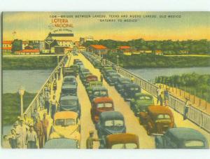 Linen BRIDGE SCENE Laredo Texas TX HJ0982