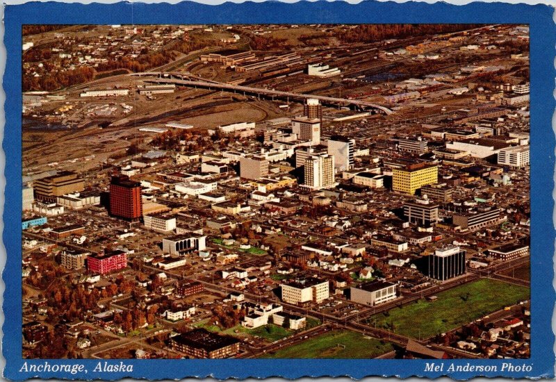 The Business Hub of Anchorage Alaska Postcard PC69
