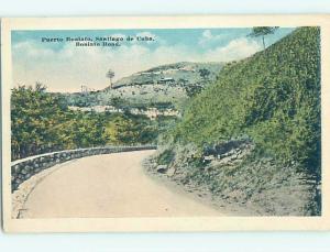 Unused Old Postcard BONIATO ROAD Santiago De Cuba F5330