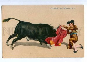 187579 SPAIN CORRIDA Matador BULL FIGHTING Vintage color PC