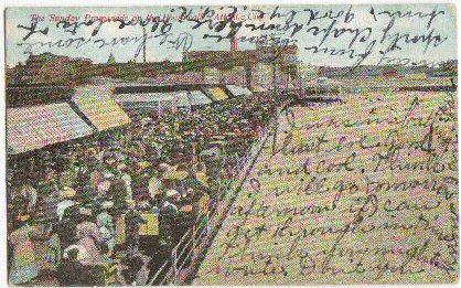 Sunday Promenade Boardwalk Atlantic City NJ 1909