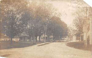 Bennington New Hampshire~Main Street~Residential Area~Horse & Buggy~c1910 RPPC