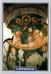 M-80447 Fresco from the apse of the Karanlik church Cappadocia Göreme Turkey