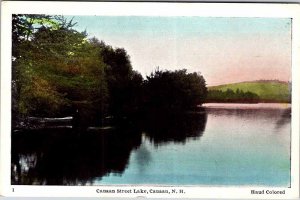 Postcard BOAT SCENE Canaan New Hampshire NH AM6301