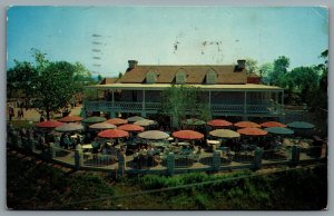 Postcard Anaheim CA c1956 Disneyland Plantation House Frontierland P13363