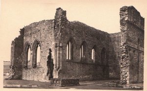 Postcard RPPC Egglestone Abbey Nave UK