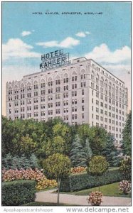 Minnesota Rochester Hotel Kahler 1947