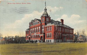 H83/ Boise Idaho Postcard c1910 Boise High School Building 53