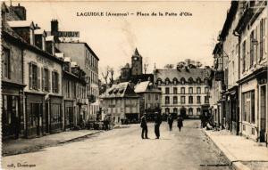 CPA LAGUIOLE - Place de la Patte d'Oie (290067)