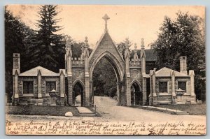 Forest Hill Cemetery  Utica  New York   Postcard  1907