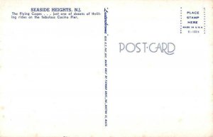 Seaside Heights New Jersey Flying Cages Casino Pier Vintage Postcard JJ658848