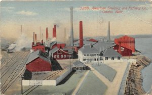 H60/ Omaha Nebraska Postcard c1915 American Smelting Refining Factory 143