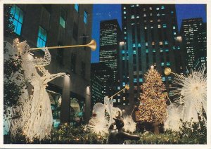 Christmas Holiday Season at Rockefeller Center NYC, New York City - pm 1989