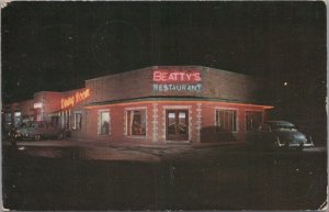 Postcard Beatty's Restaurant US Route 22 1/4 West of Pittsburgh PA