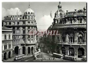 Modern Postcard Genova Street XX Settembre