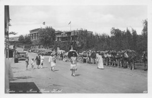 Mena House Hotel, Cairo, Egypt, early real photo postcard, unused