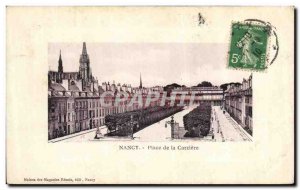 Old Postcard Nancy Place de la Carriere