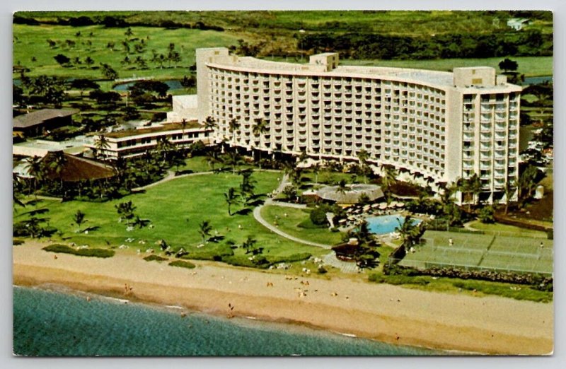 Maui Surf On Kaanapali Beach Near Historic Lahaina Hawaii Postcard P25