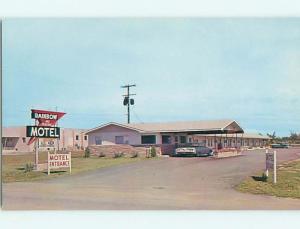 Unused Pre-1980 OLD CARS & RAINBOW MOTEL Hastings Nebraska NE u3134