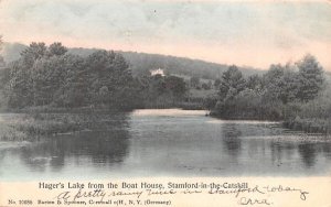 Hager's Lake from the Boat House in Stamford, New York