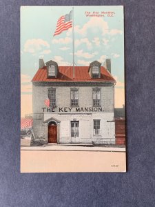 The Key Mansion Washington DC Lithograph Postcard H2161082026