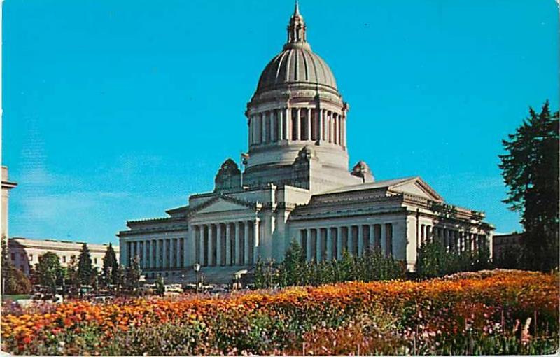 Washington State Capitol Olympia WA Chrome Postcard