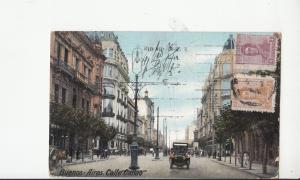 B79061 buenos aires calle callao car  argentina scan front/back image