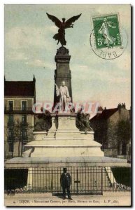 Dijon - Carnot monument - Old Postcard - Old Postcard