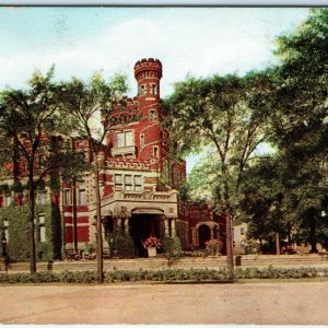 1912 Lake Shore Dr. Chicago Litho Photo PC Mrs Potter Palmer's Castle House A23