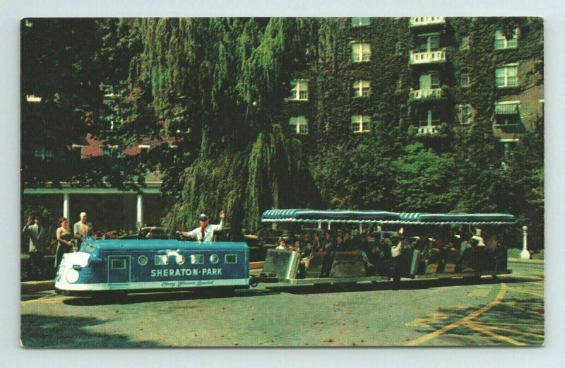 Sheraton Park Train Hotel Motor Inn Connecticut Ave Washington D.C. Postcard