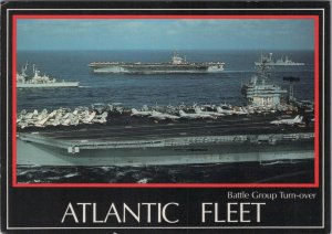 Military Postcard - Atlantic Fleet Battle Group Turn-Over  RR23438